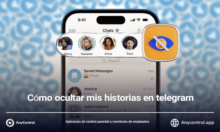 Ocultar historia en telegram